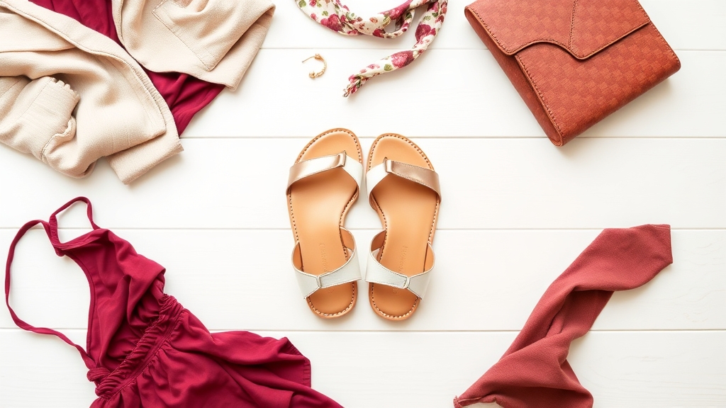 stylowe sandały do burgundowej sukienki