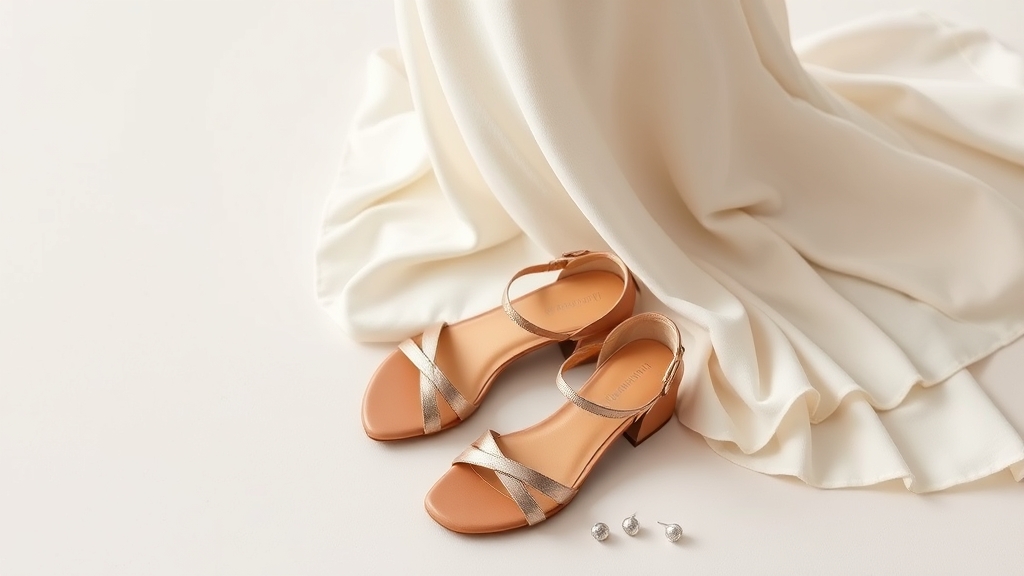 stylowe sandały do kremowej sukienki