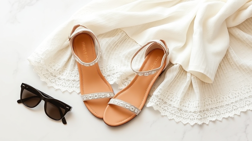 stylowe sandały do sukienki koronkowej