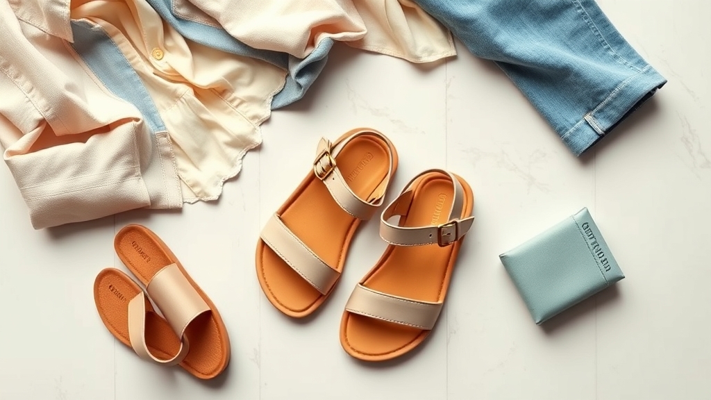 stylowe sandały do wąskich dżinsów