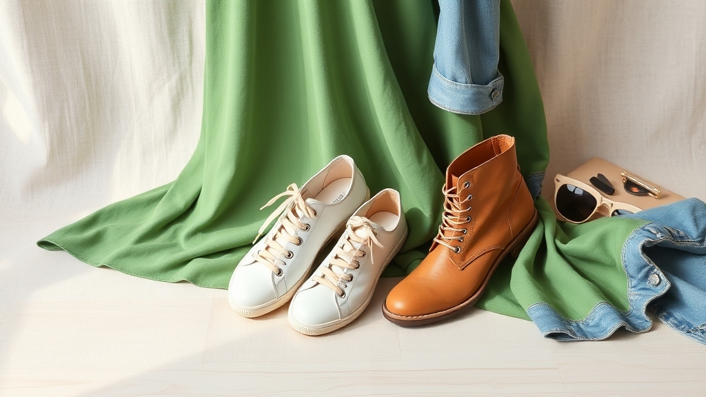stylowe opcje butów do zielonych sukienek