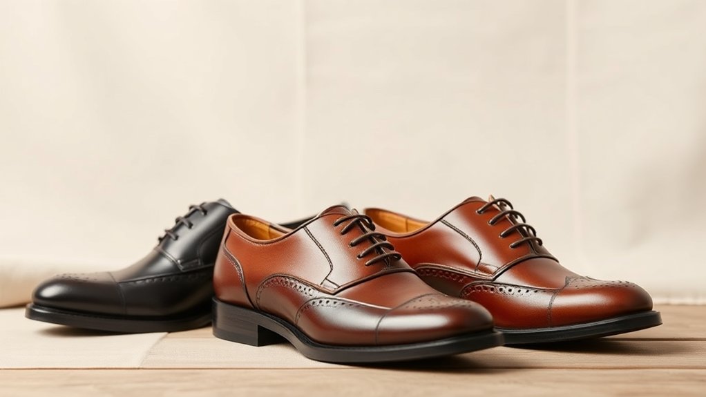 stylowe buty garnitur w kolorze niebieskim