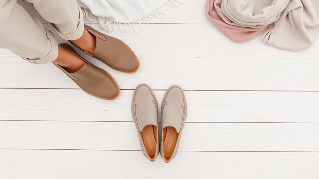 Stylowe buty do spodni 3/4