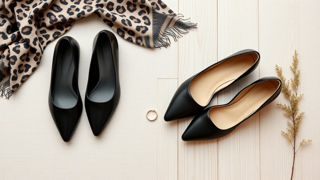 stylowe buty w panterkę