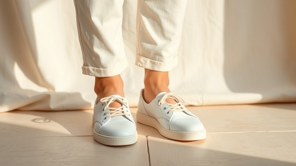 Jakie buty nosić z damskimi spodniami lnianymi? Najmodniejsze modele!