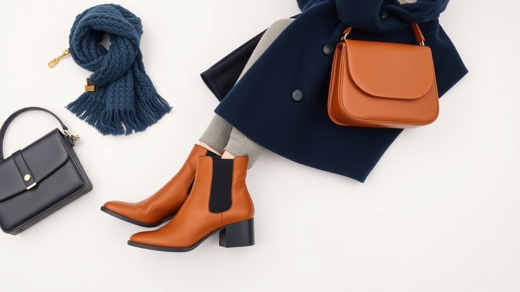 stylowe buty do granatowego płaszcza