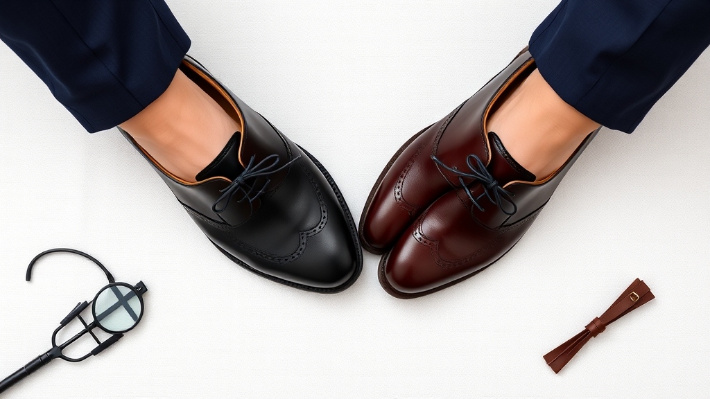 stylowe buty do granatowych garniturów