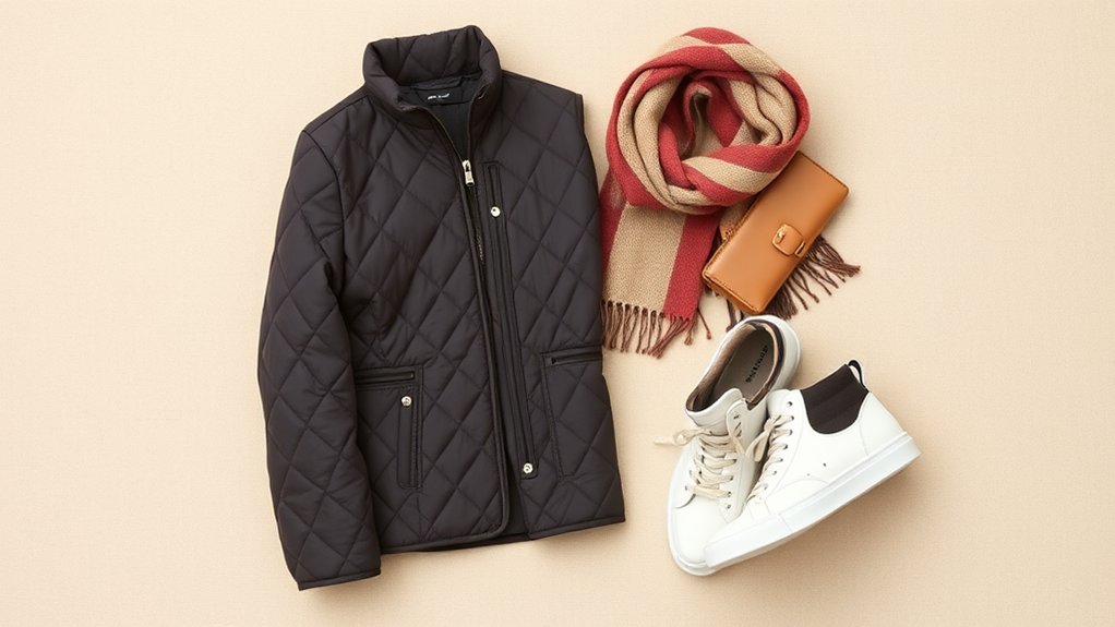 stylowe buty do pikowanych kurtek