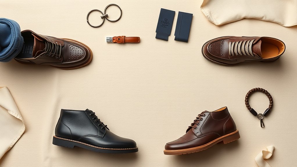 stylowe buty do woskowanych spodni