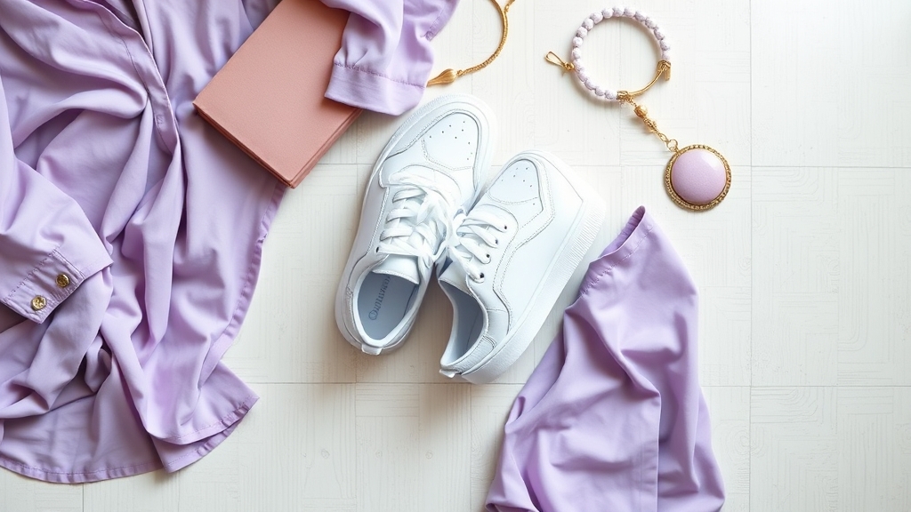 stylowe sneakersy z sukienką