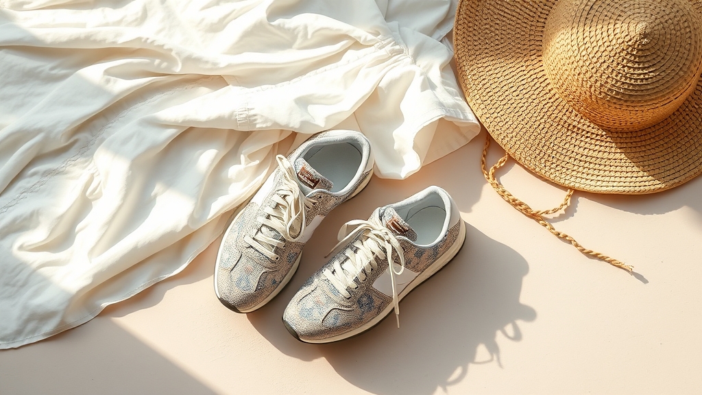 stylowe sneakersy z sukienkami