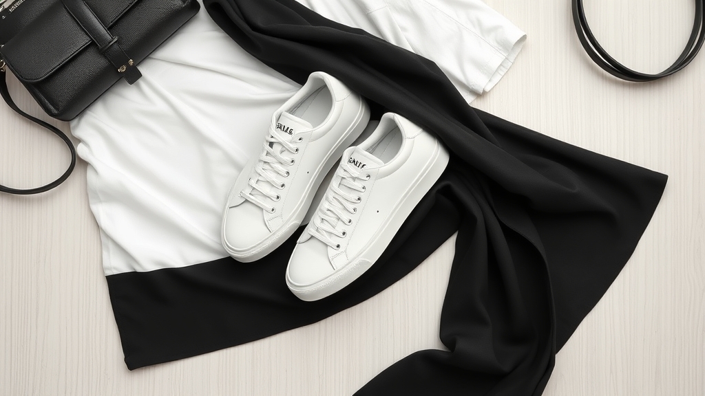 stylowe sneakersy z sukienkami