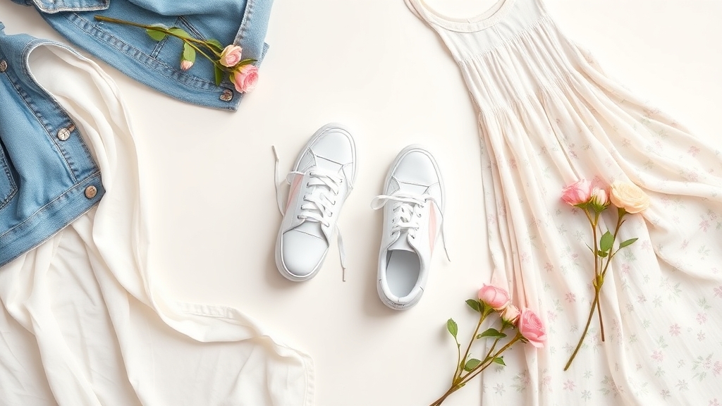 stylowe sneakersy z sukienkami