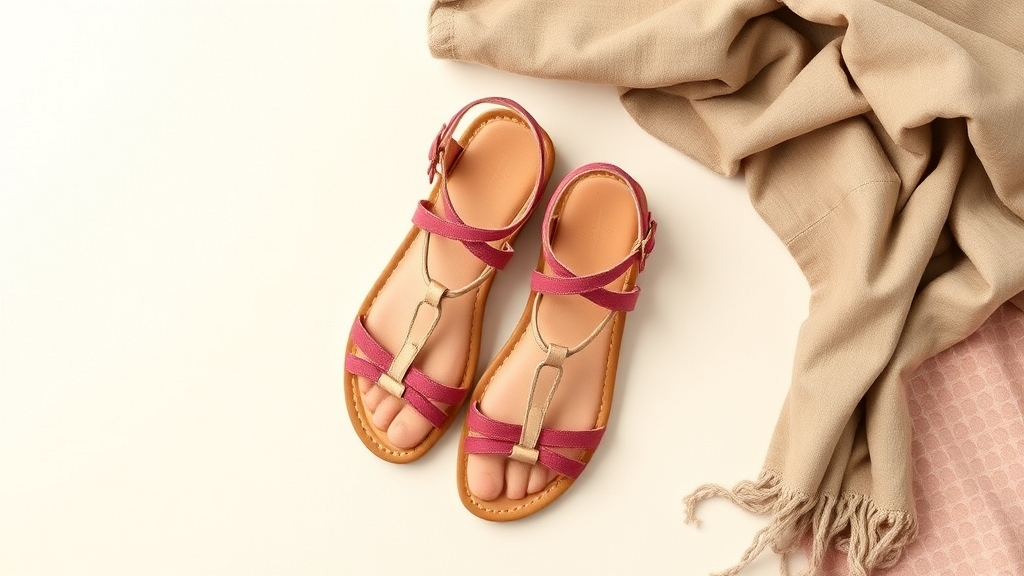 stylowe cienkie sandały na paskach