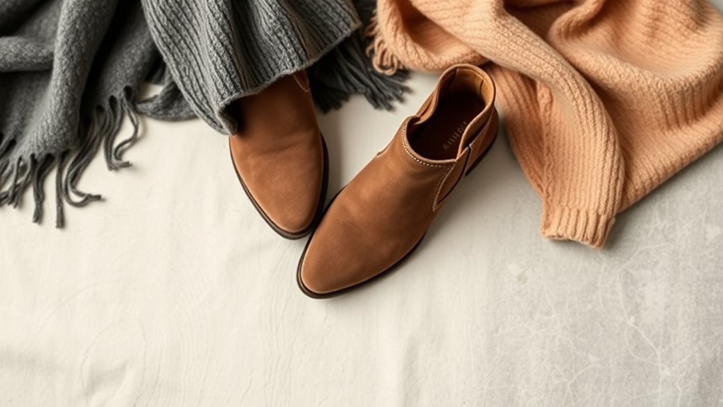 stylowe ciepłe buty biurowe