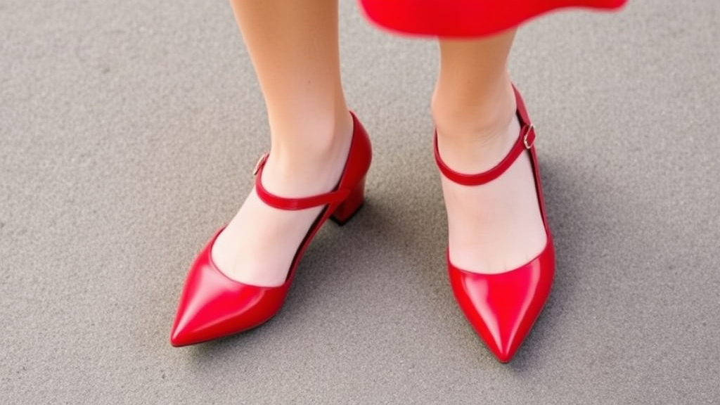 stylowe buty do czerwonej sukienki