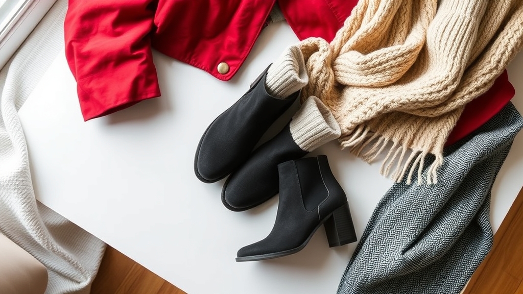 stylowy zimowy zestaw botków