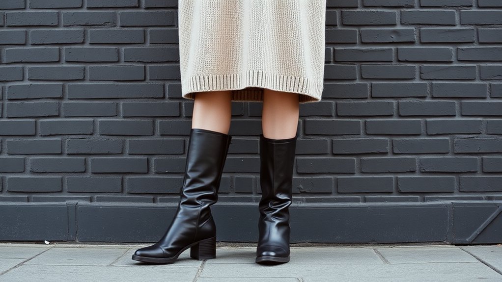 Sukienka sweterkowa Jakie buty? Sprawdź inspiracje modowe!