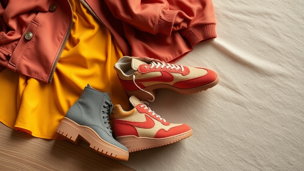 żywe trendy kolorów obuwia