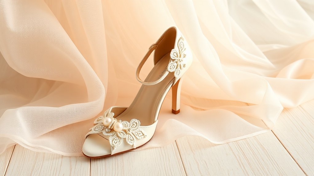 Jakie buty do ślubnej sukni królewny? Sprawdź modne propozycje!