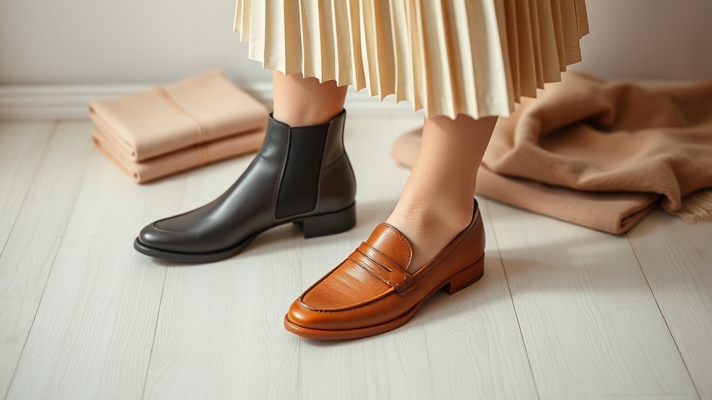 obuwie zimowe do midi spódnic